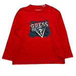GUESS shirt girocollo tinta unita con stampa Rosso per Neonato N4YI01K8HM4XXXXX ROSSO GUESS 