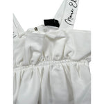 Marc Ellis Top Tinta Unita con Balze per Bambina JMJTP16483 BIANCO MARC ELLIS 