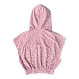 Hinnominate Einfarbiger Halbarm-Hoodie in Rosa für Mädchen