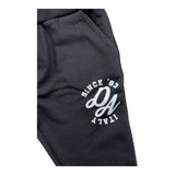 DANIELE ALESSANDRINI completo 2pz felpa-pantalone tinta unita Nero per Neonato 1291T00083 NERO DANIELE ALESSANDRINI 