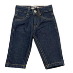 TRUSSARDI jeans tinta unita con girovita regolabile Blu per Neonato TIA25118JE BLU TRUSSARDI 
