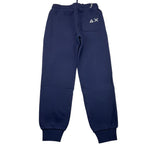 SUN68 pantalone tuta tinta unita con logo Blu per Bambino F44240 BLU SUN68 