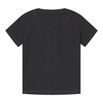 Calvin Klein T-Shirt Girocollo Tinta Unita con Logo per Neonato IN0IN0001 NERO CALVIN KLEIN 