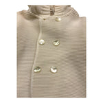 BABY LORD cardigan tinta unita con cappuccio Panna per Neonato 810 PANNA BABY LORD 