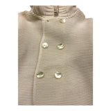 BABY LORD cardigan tinta unita con cappuccio Panna per Neonato 810 PANNA BABY LORD 