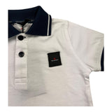 Peuterey Polo Mezza Manica con Colletto per Neonato PTB1999 BIANCO PEUTEREY 