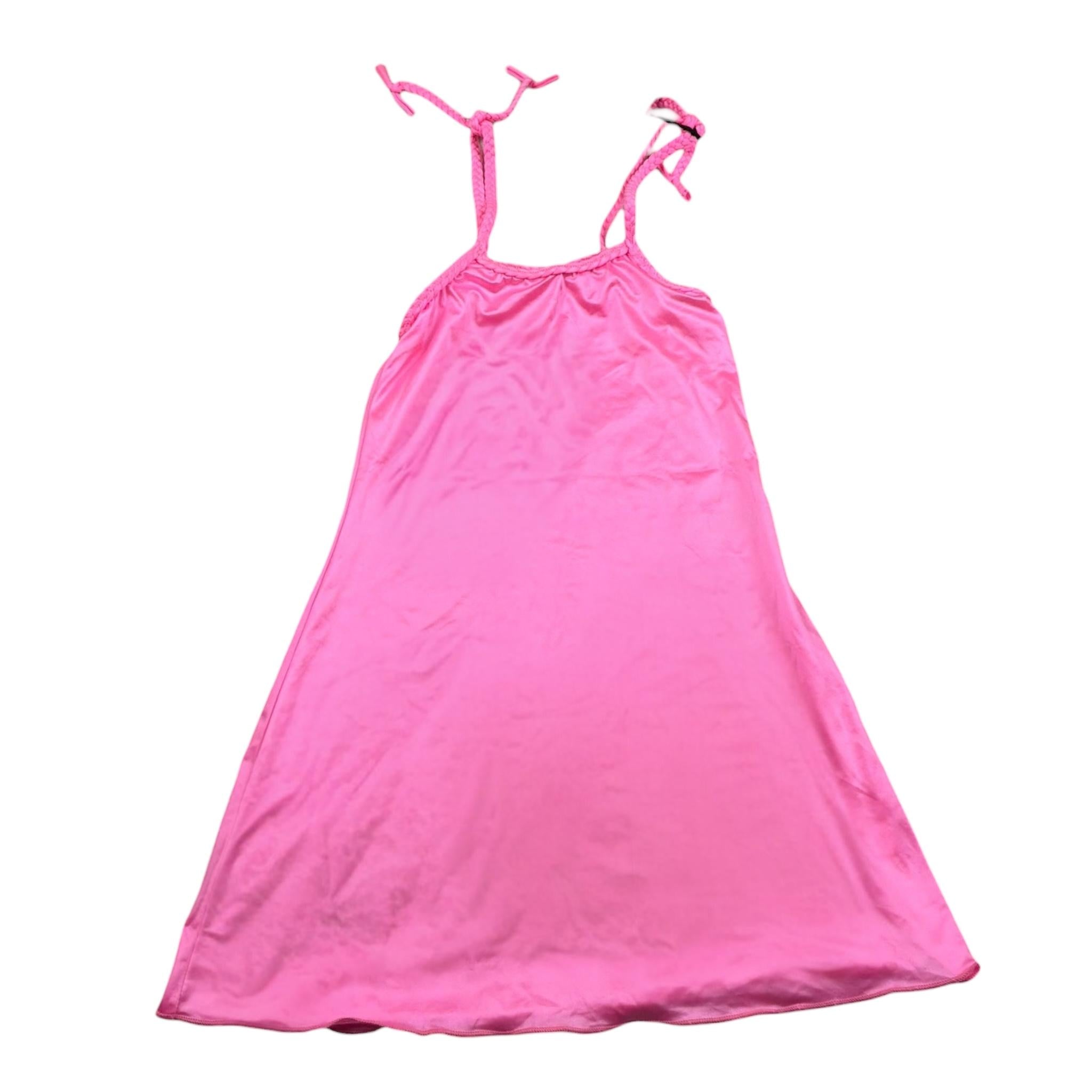 F**K Abito A Bretelle Tinta Unita per Bambina FJ241006PK ROSA FLUO F**K 