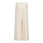 ELEVENTY pantalone tinta unita modello palazzo Panna per Bambina EV6A10 PANNA ELEVENTY 