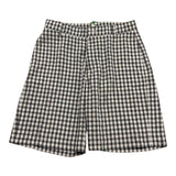 Kenzo Bermuda Einfarbig Karomuster Verstellbare Taille Schwarz Für Baby