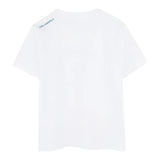 Karl Lagerfeld T-Shirt Girocollo Tinta Unita con Logo per Bambino Z30439J BIANCO KARL LAGERFELD 