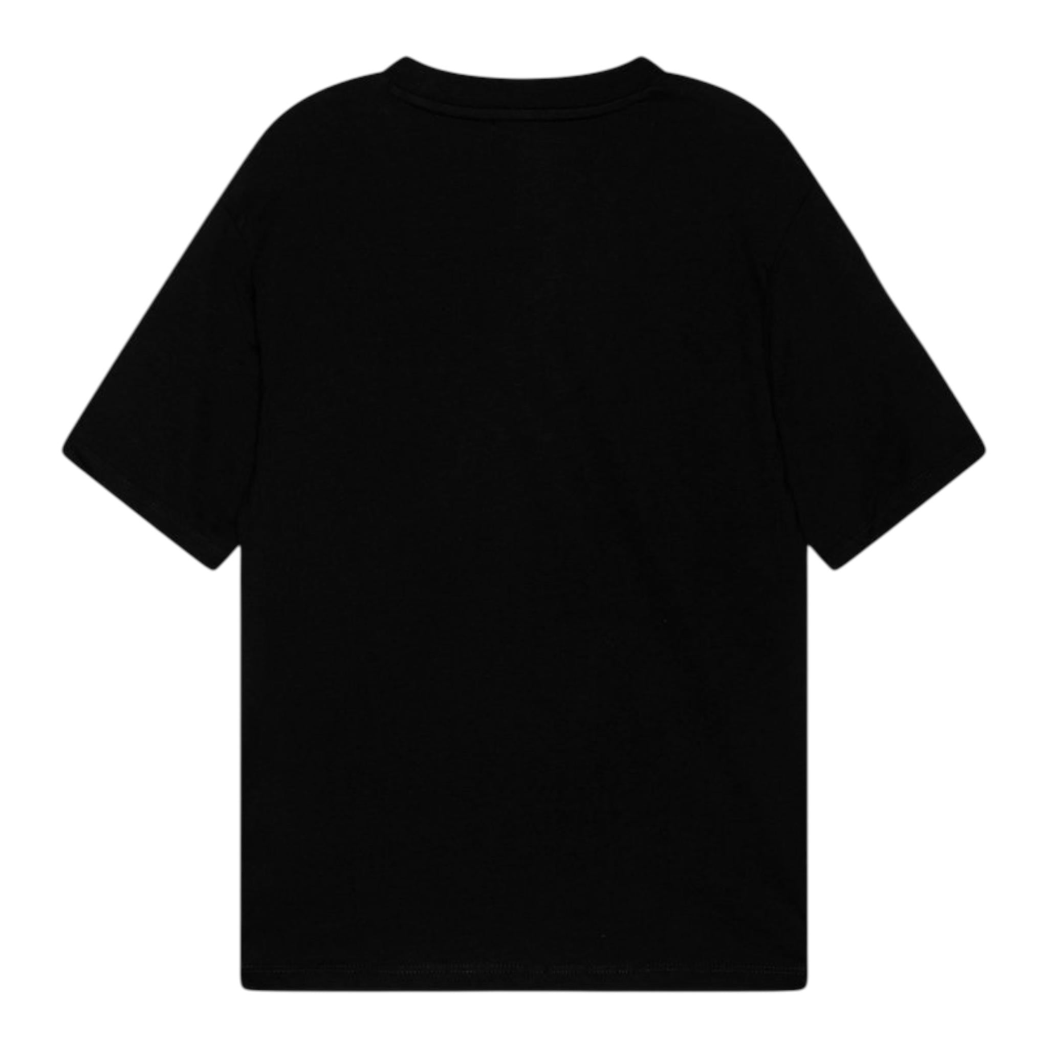 Diesel T-Shirt Girocollo Tinta Unita con Stampa per Bambino J01905 NERO DIESEL 