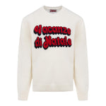 SAINT BARTH maglia girocollo tinta unita con stampa Panna per Bambino DOU0001XX PANNA SAINT BARTH 