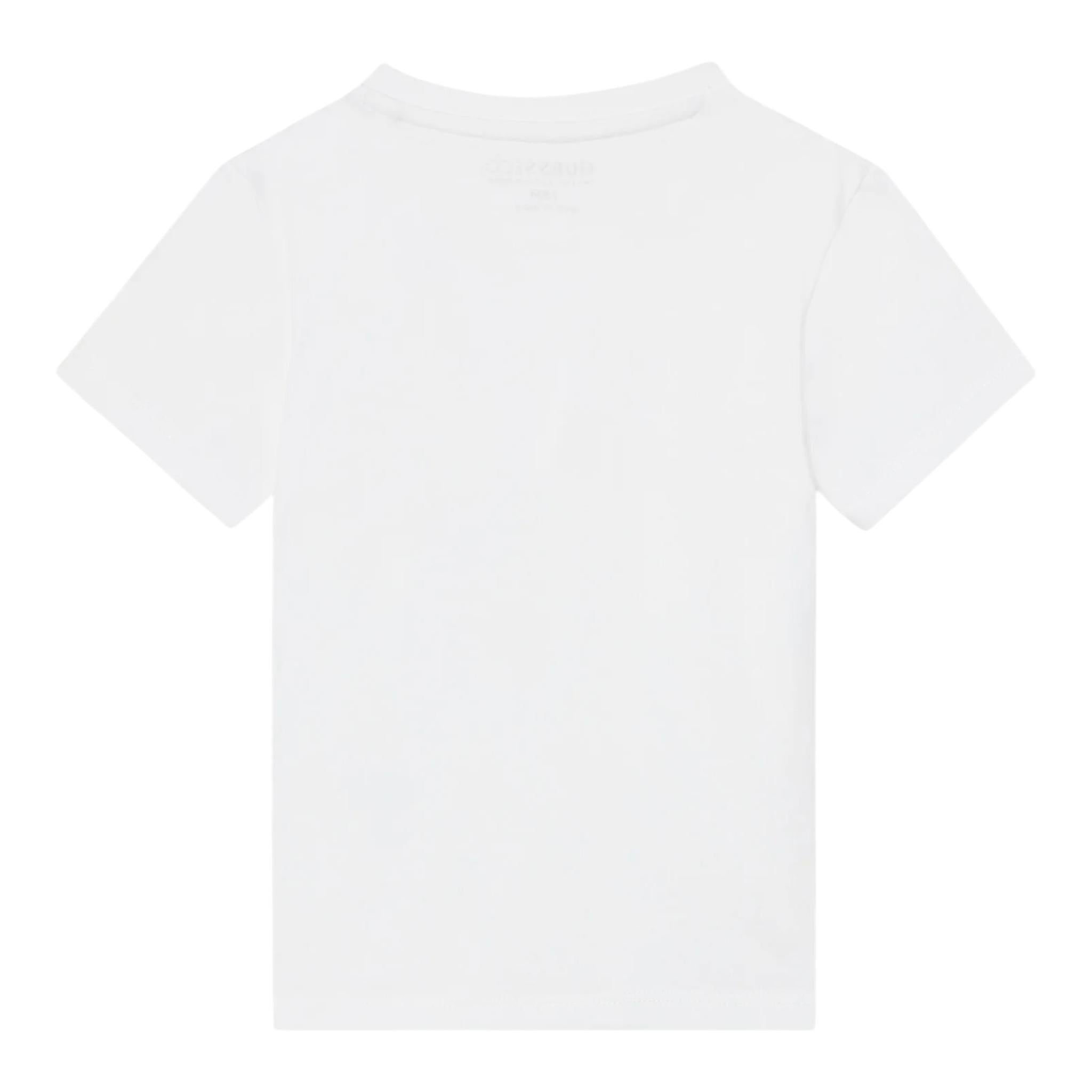 Guess T-Shirt Gircollo Tinta Unita con Stampa per Neonato I5RI03I3Z14X BIANCO GUESS 