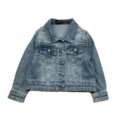 Daniele Alessandrini Giubbino In Denim Tinta Unita per Neonato 1295OD00172 AZZURRO DANIELE ALESSANDRINI 