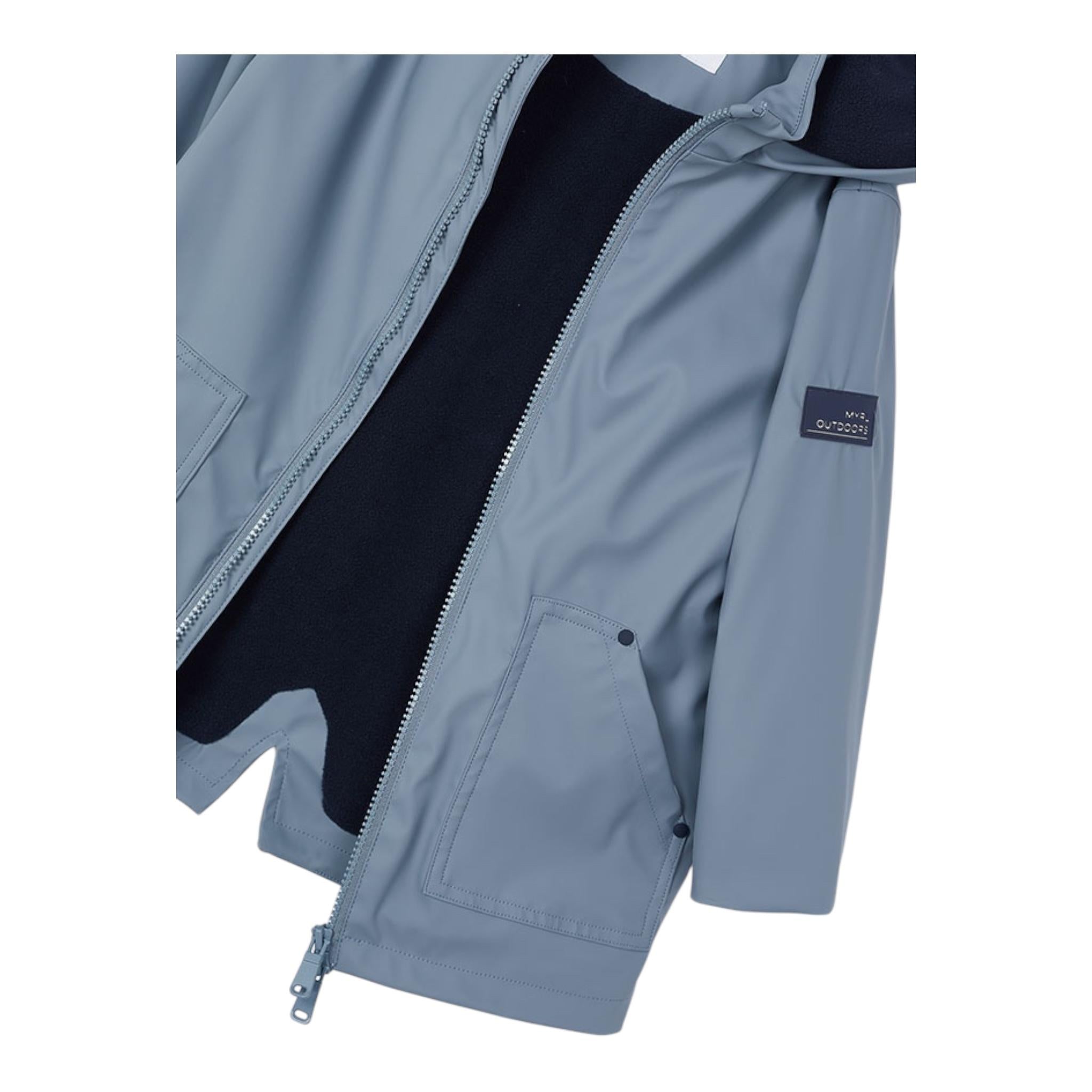MAYORAL giubbino tinta unita con zip e cappuccio Azzurro polvere per Bambino 4466 AZZURRO POLVERE MAYORAL 