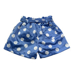 Miss Grant Short Tinta Unita con Pois per Neonata MG1293X AZZURRO POLVERE MISS GRANT 