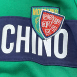 MOSCHINO felpa tinta unita con stampa e cappuccio Verde per Bambino HUF08G VERDE MOSCHINO 