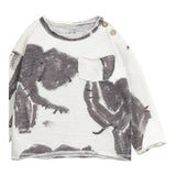 PLAY UP shirt girocollo tinta unita con stampa Bianco per Neonato PA011AP11006 BIANCO PLAY UP 