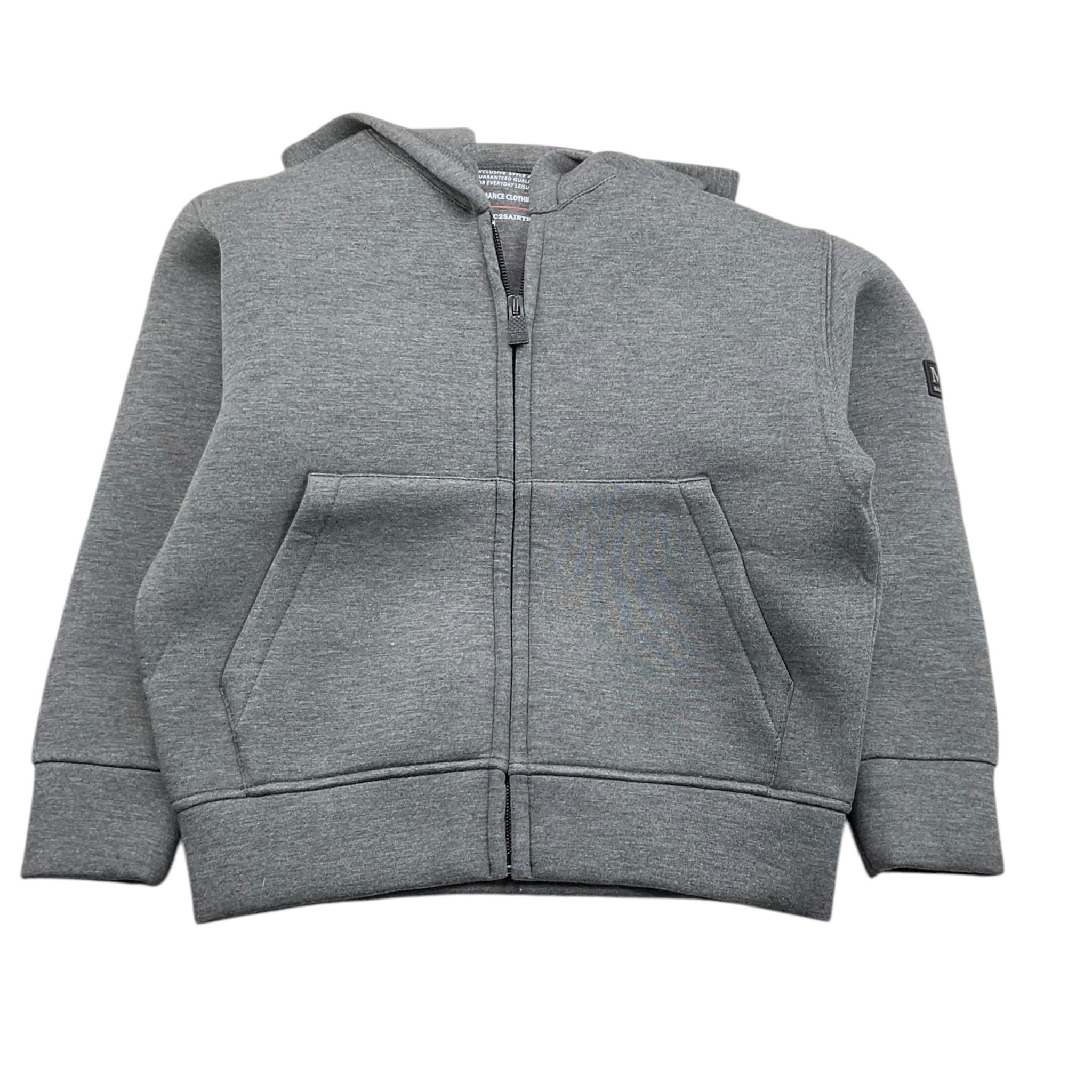 SAINT BARTH felpa tinta unita con zip e cappuccio Grigio per Bambino CRR0005 GRIGIO SAINT BARTH 