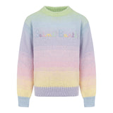 SAINT BARTH maglia girocollo tinta unita con stampa Multicolor per Neonata DANY009 MULTICOLOR SAINT BARTH 