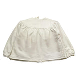 Petit Indi Cardigan Tinta Unita con Bottoni per Bambina SS25B2018 BIANCO PETIT INDI 