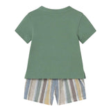Mayoral Completo 2 Pezzi T-Shirt-Bermuda per Neonato 1217 VERDE MAYORAL 