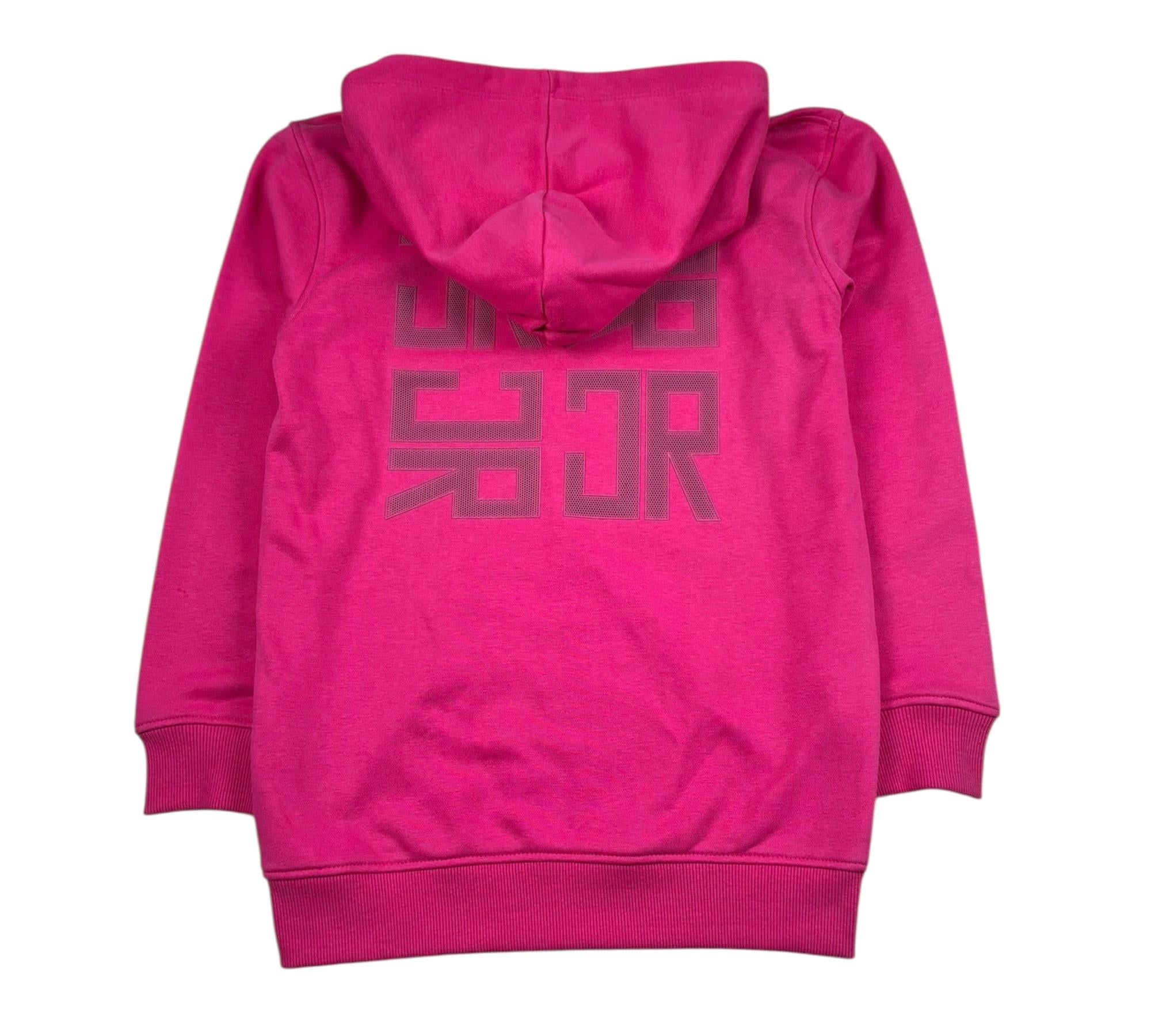 John Richmond Felpa con Zip E Cappuccio Tinta Unita per Bambina RGP26001FEA FUXIA JOHN RICHMOND 