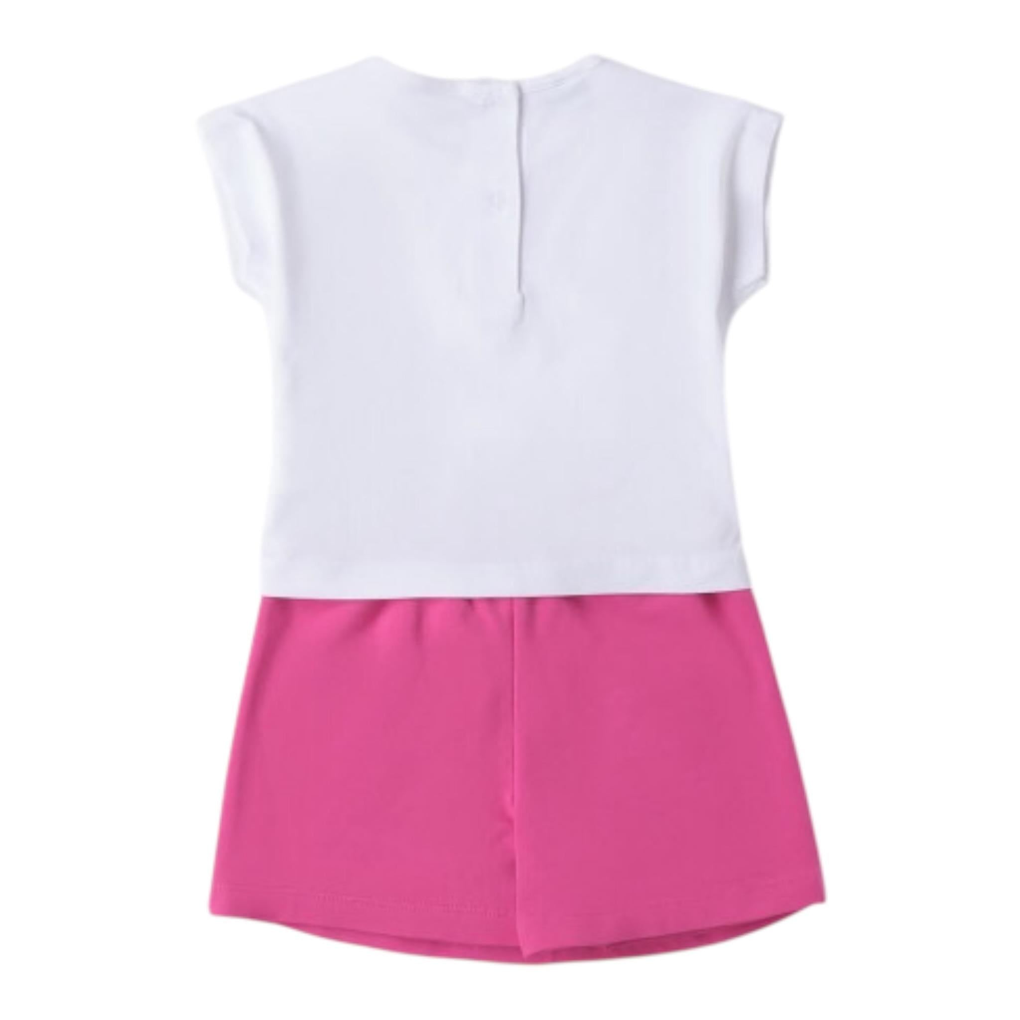 Sarabanda Completo 2 Pezzi T-Shirt-Gonna Bianco per Neonata 0B234 BIANCO SARABANDA 