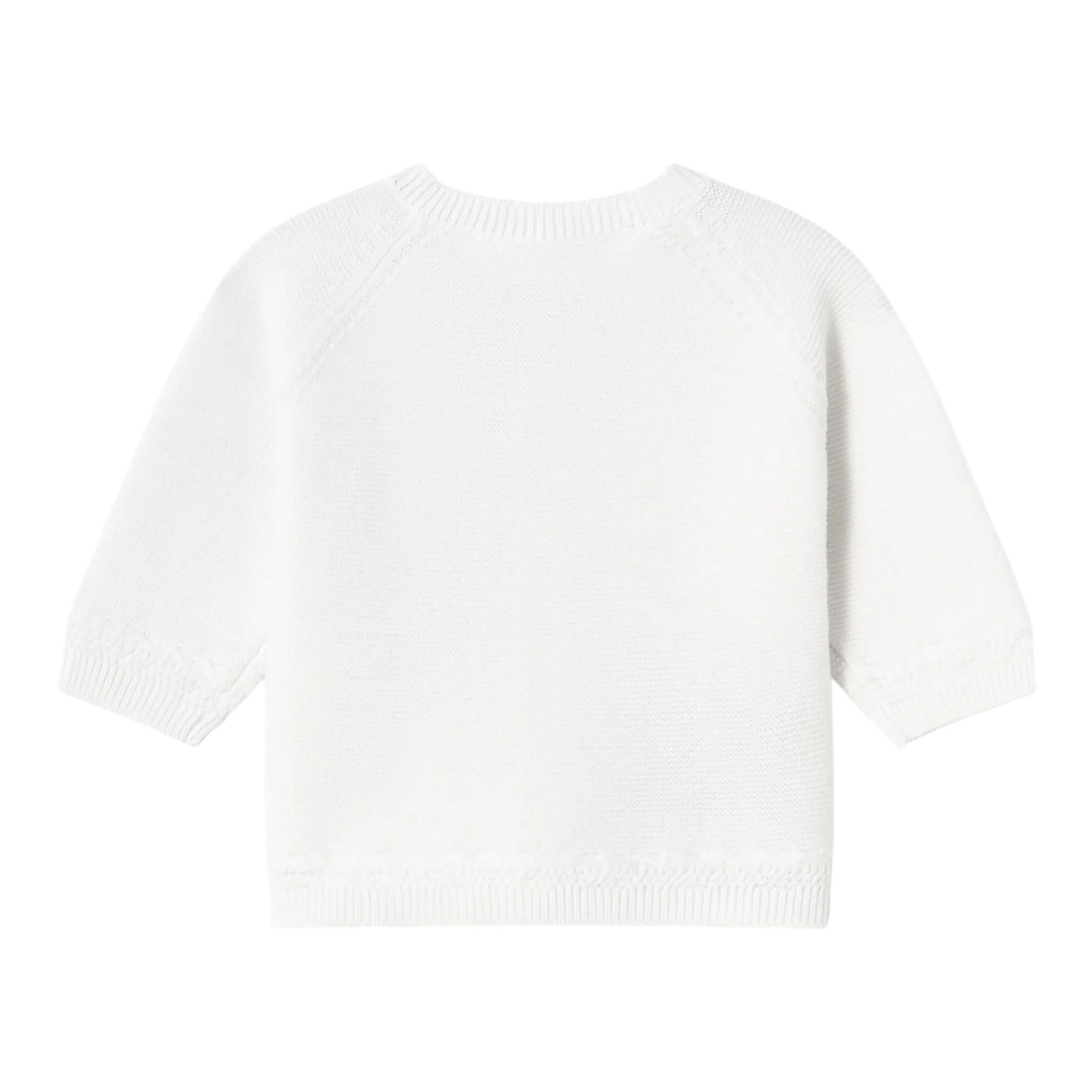 Mayoral Cardigan Tinta Unita per Neonato 1393 BIANCO MAYORAL 