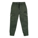 JOHN RICHMOND pantalone tinta unita con elastico in vita Verde per Bambino RBA24128PA VERDE JOHN RICHMOND 