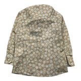 Emanuel Pris Langarmshirt Einfarbig Blumenmuster Beige Für Neugeborene