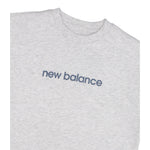 New Balance T-Shirt Girocollo Tinta Unita con Logo per Bambino LAKB0174 GRIGIO NEW BALANCE 