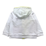 MISSONI felpa tinta unita con zip e cappuccio Bianco per Neonato MU4530 BIANCO MISSONI 