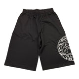 Butnot Bermuda Einfarbig Trainingsanzug Mit Elastischer Taille Schwarz Für Jungen