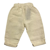 JO Milano – Schlichte Hose mit elastischem Bund in Creme für Neugeborene