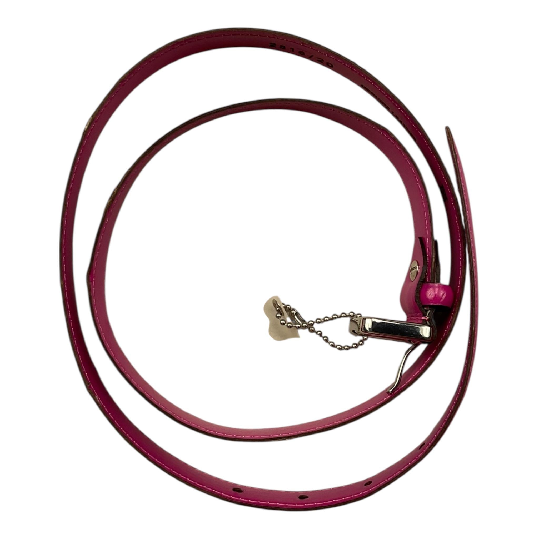 ANTONIO DE PATRIZI cintura tinta unita in vera pelle Magenta per Bambina CINT MAGENTA ANTONIO DE PATRIZI 