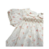 Wedoble Abito Mezza Manica Tinta Unita Stampa Floreale per Neonata V2502704AN BIANCO WEDOBLE 