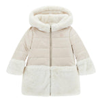GUESS giubbino reversibile bicolore con pelliccia Beige per Neonata K4BL02WGL60 BEIGE GUESS 