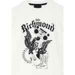 John Richmond Felpa Chiusa Girocollo Tinta Unita con Stampa per Bambino RBP25054FE BIANCO JOHN RICHMOND 