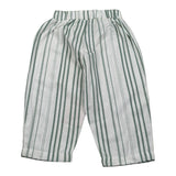 Babyvip Pantalone Tinta Unita con Fantasia A Righe per Neonato T7709 BIANCO BABYVIP 