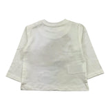 MAYORAL shirt girocollo tinta unita con stampa in contrasto Bianco per Neonato 2036 BIANCO MAYORAL 
