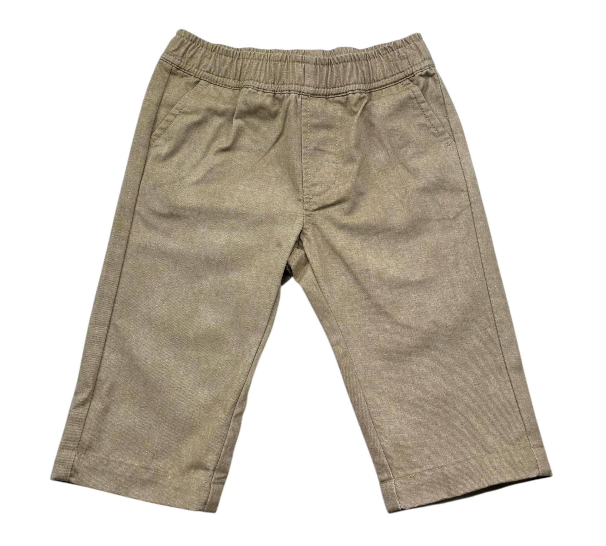 Trussardi Pantalone Tinta Unita con Elastico In Vita per Neonato TIP2606PA BEIGE TRUSSARDI 