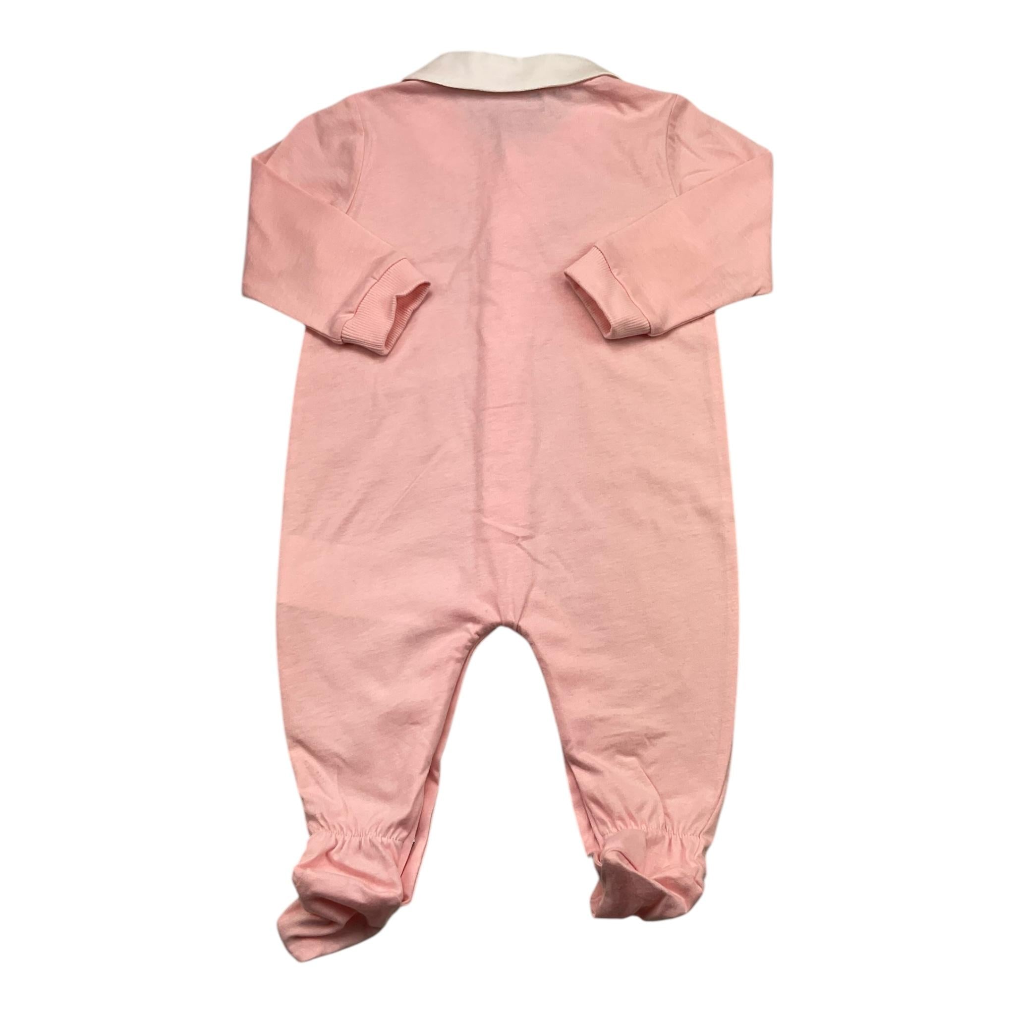 MOSCHINO tutina tinta unita con stampa Rosa per Neonata MUY08C ROSA MOSCHINO 