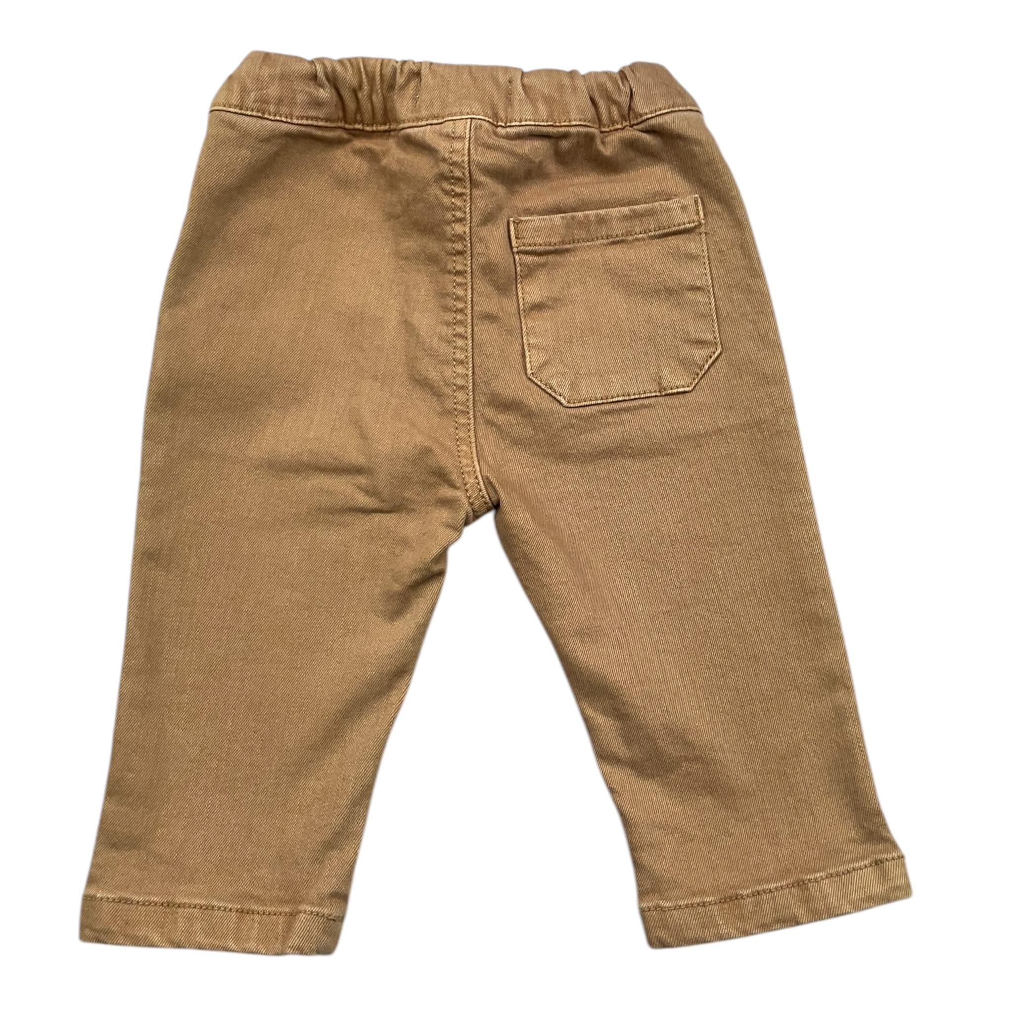 TRUSSARDI pantalone tinta unita con elastico in vita Beige per Neonato TIA25153 BEIGE TRUSSARDI 