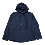 Paolo Pecora Camicia Manica Lunga Tinta Unita con Cappuccio per Bambino PP4330 BLU PAOLO PECORA 
