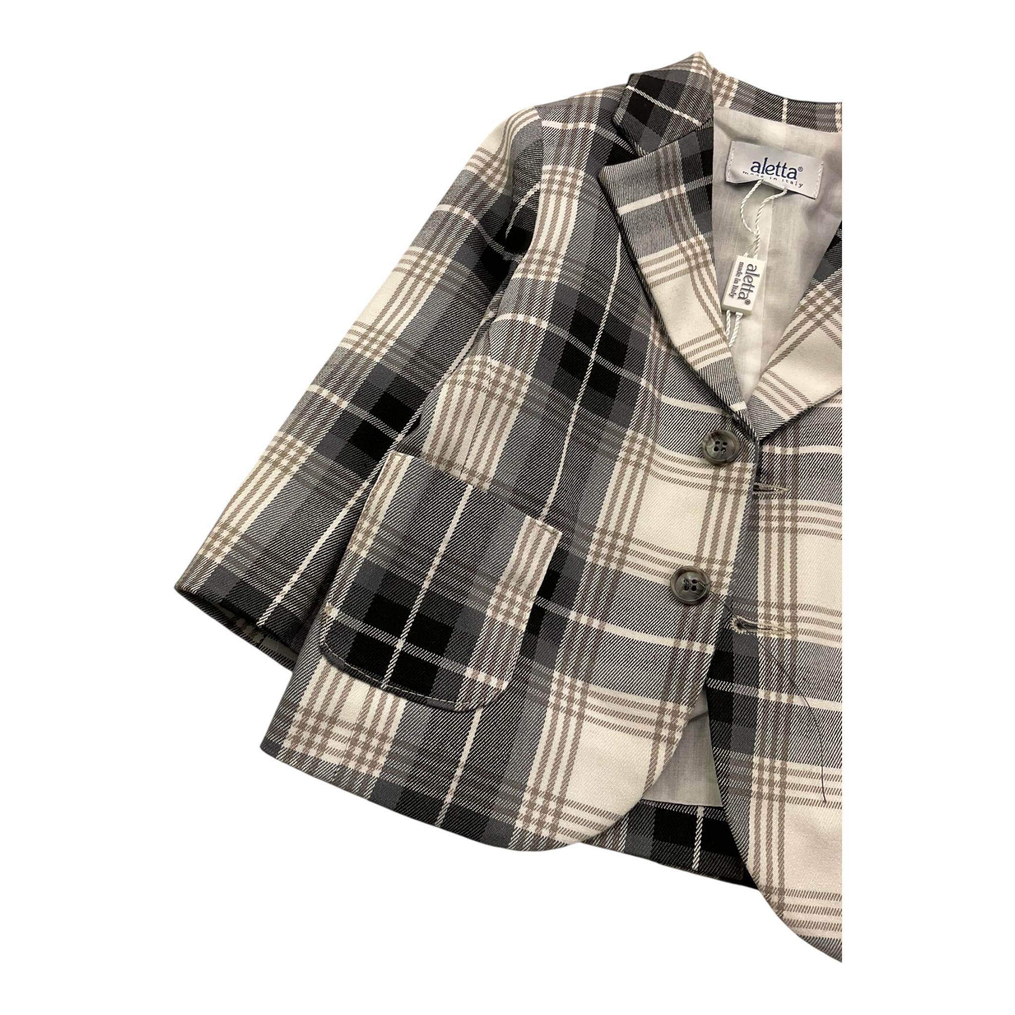 ALETTA completo 3 pezzi giacca-camicia-bermuda Blu per Neonato M220419 BLU ALETTA 