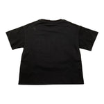 GAELLE t-shirt girocollo tinta unita con brillantini Nero per Bambina 2746M00038 NERO GAELLE 