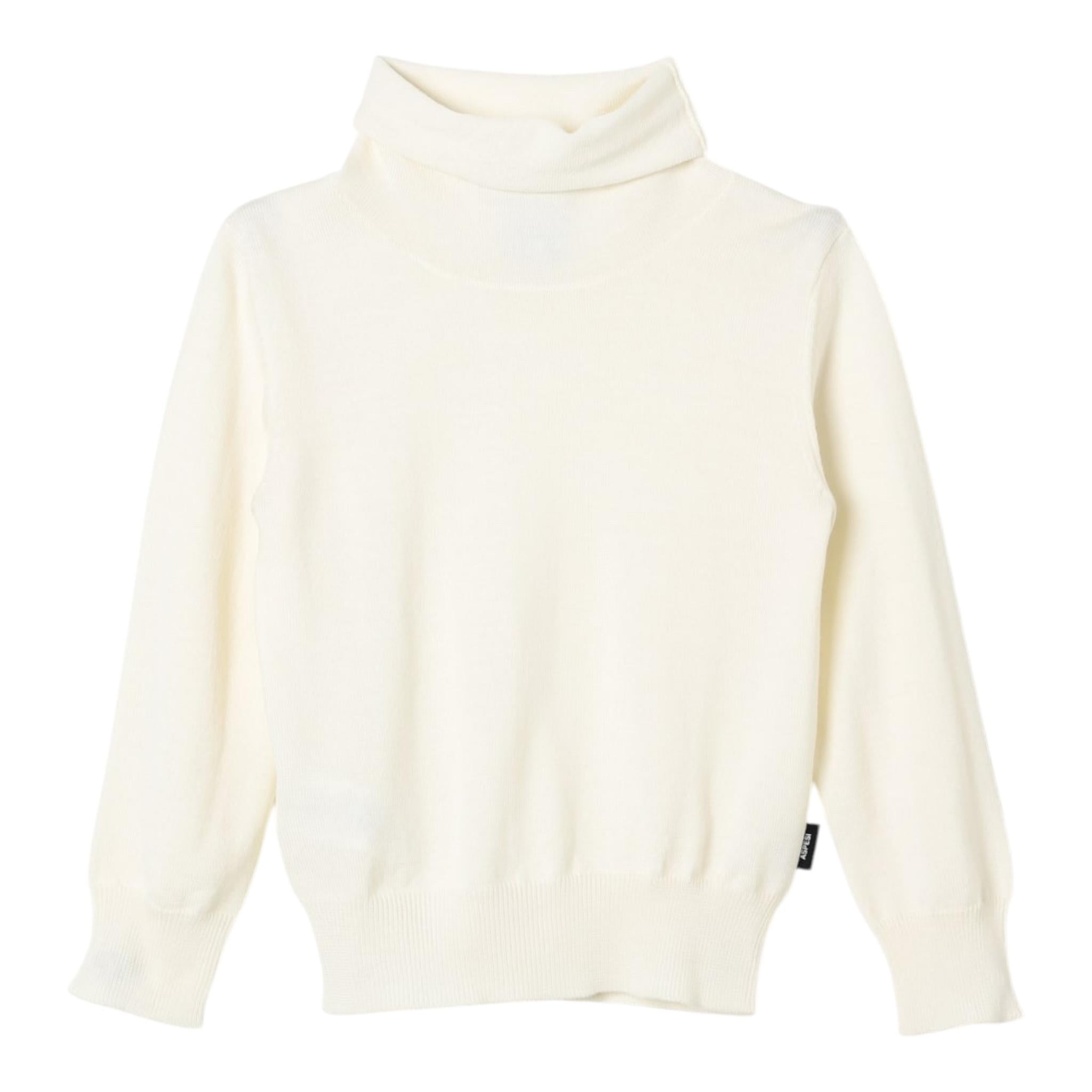 ASPESI maglia collo alto tinta unita Panna per Bambino F24032MAEM908 PANNA ASPESI 