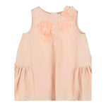 Elisabetta Franchi Abito Tinta Unita Giromanica per Bambina EGAB209 ROSA ELISABETTA FRANCHI 