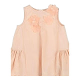 Elisabetta Franchi Abito Tinta Unita Giromanica per Bambina EGAB209 ROSA ELISABETTA FRANCHI 